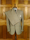 25/0326 immaculate gieves & hawkes savile row gun check worsted wool suit 44 short