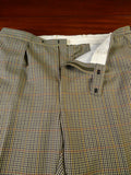 25/0326 immaculate gieves & hawkes savile row gun check worsted wool suit 44 short