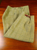 25/0334 vintage haggart of aberfeldy green wp check heavyweight tweed shooting breeks 38-42