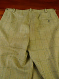 25/0334 vintage haggart of aberfeldy green wp check heavyweight tweed shooting breeks 38-42
