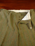 25/0336 vintage haggart of aberfeldy green wp check heavyweight tweed shooting breeks 40