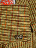 25/0314 immaculate vintage haggart of aberfeldy heavyweight gun check tweed jacket 44 regular to long