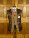 25/0314 immaculate vintage haggart of aberfeldy heavyweight gun check tweed jacket 44 regular to long
