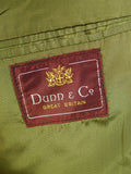 25/0318 immaculate vintage brown herringbone harris tweed field coat shooting jacket 42 regular to long