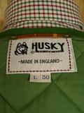 25/0338 immaculate husky green quilted shooting vest gilet 50 long