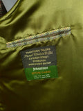 25/0329 immaculate stewart christie edinburgh heavyweight bespoke green gun check 3-piece tweed shooting suit jacket / gilet trouser 50 long