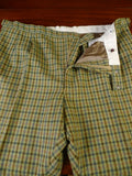 25/0329 immaculate stewart christie edinburgh heavyweight bespoke green gun check 3-piece tweed shooting suit jacket / gilet trouser 50 long