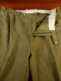 25/0337 vintage green wp check heavyweight tweed shooting breeks 42