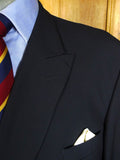 25/0322 daks simpson piccadilly navy blue d/b blazer w/ gold dd buttons 50 long