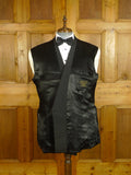 25/0323 superb stewart christie edinburgh bespoke heavyweight black barathea wool d/b black-tie dinner suit 49 long