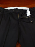 25/0323 superb stewart christie edinburgh bespoke heavyweight black barathea wool d/b black-tie dinner suit 49 long