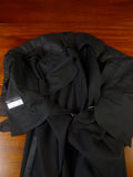 25/0333 immaculate kilgour 2012 savile row bespoke black barathea wool evening trouser 39