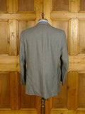 25/0353 vintage british tailor grey worsted flannel suit 44 regular