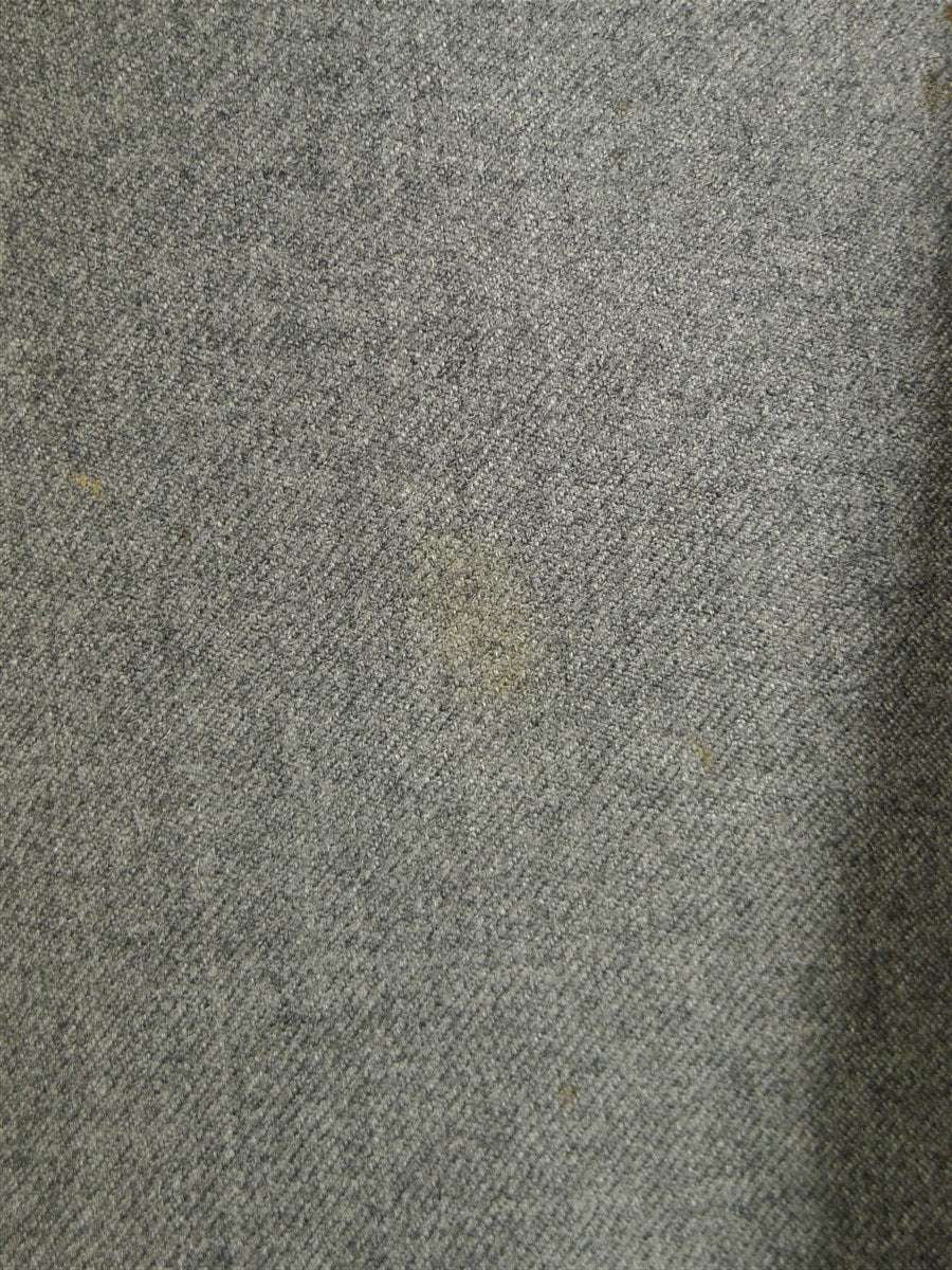 25/0353 vintage british tailor grey worsted flannel suit 44 regular
