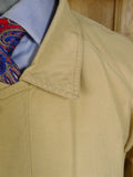 25/0358 immaculate cocoon custom cotton mix raincoat mac w/ detachable liner 52 long (rrp £660)