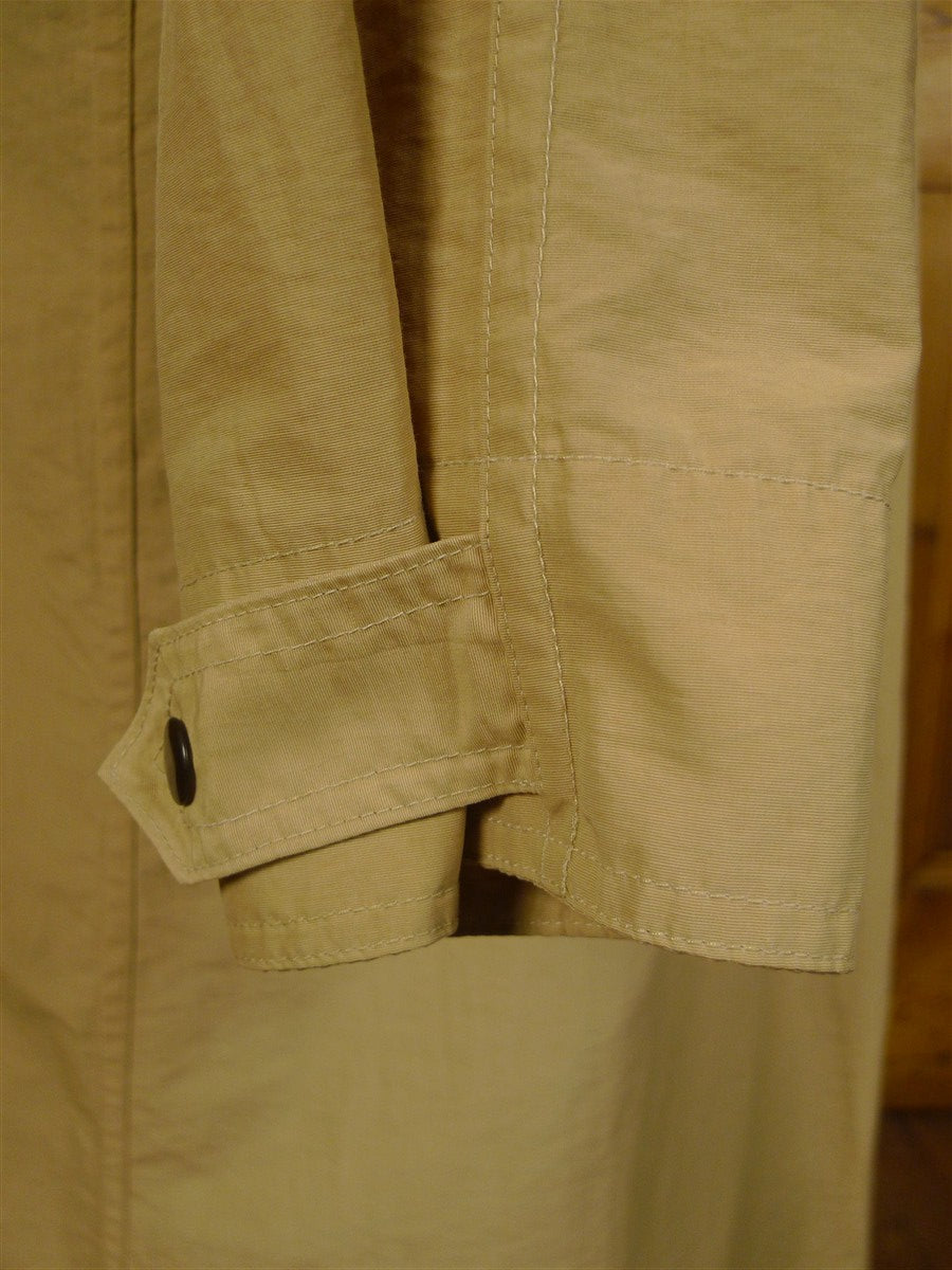 25/0358 immaculate cocoon custom cotton mix raincoat mac w/ detachable liner 52 long (rrp £660)