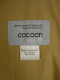 25/0358 immaculate cocoon custom cotton mix raincoat mac w/ detachable liner 52 long (rrp £660)