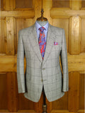 25/0352 immaculate magee tailored gun check worsted twist suit (rrp £550) 39 regular