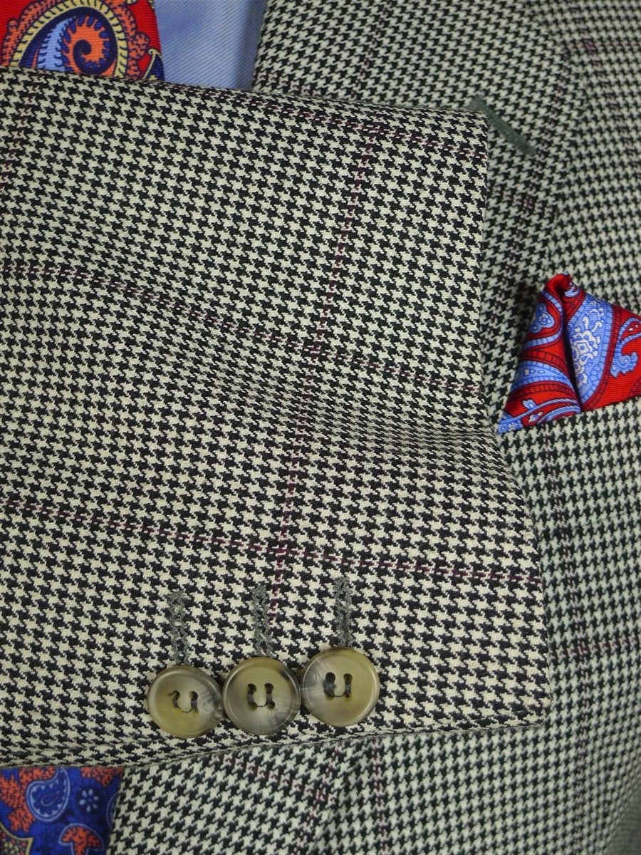 25/0352 immaculate magee tailored gun check worsted twist suit (rrp £550) 39 regular