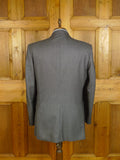 25/0344 immaculate gieves & hawkes savile row grey birds-eye weave wool suit 45 regular