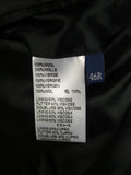 25/0344 immaculate gieves & hawkes savile row grey birds-eye weave wool suit 45 regular