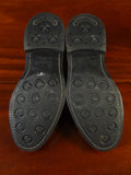 25/0366 trickers dunlop black double-welt plain toe oxford shoe uk 8.5