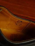25/0366 trickers dunlop black double-welt plain toe oxford shoe uk 8.5