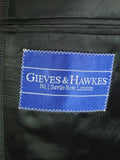 25/0345 immaculate gieves & hawkes savile row glen check wool sports jacket blazer 43 short to regular