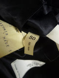 25/0357 immaculate italian 70% wool & 30% cashmere navy blue overcoat 40-42 regular