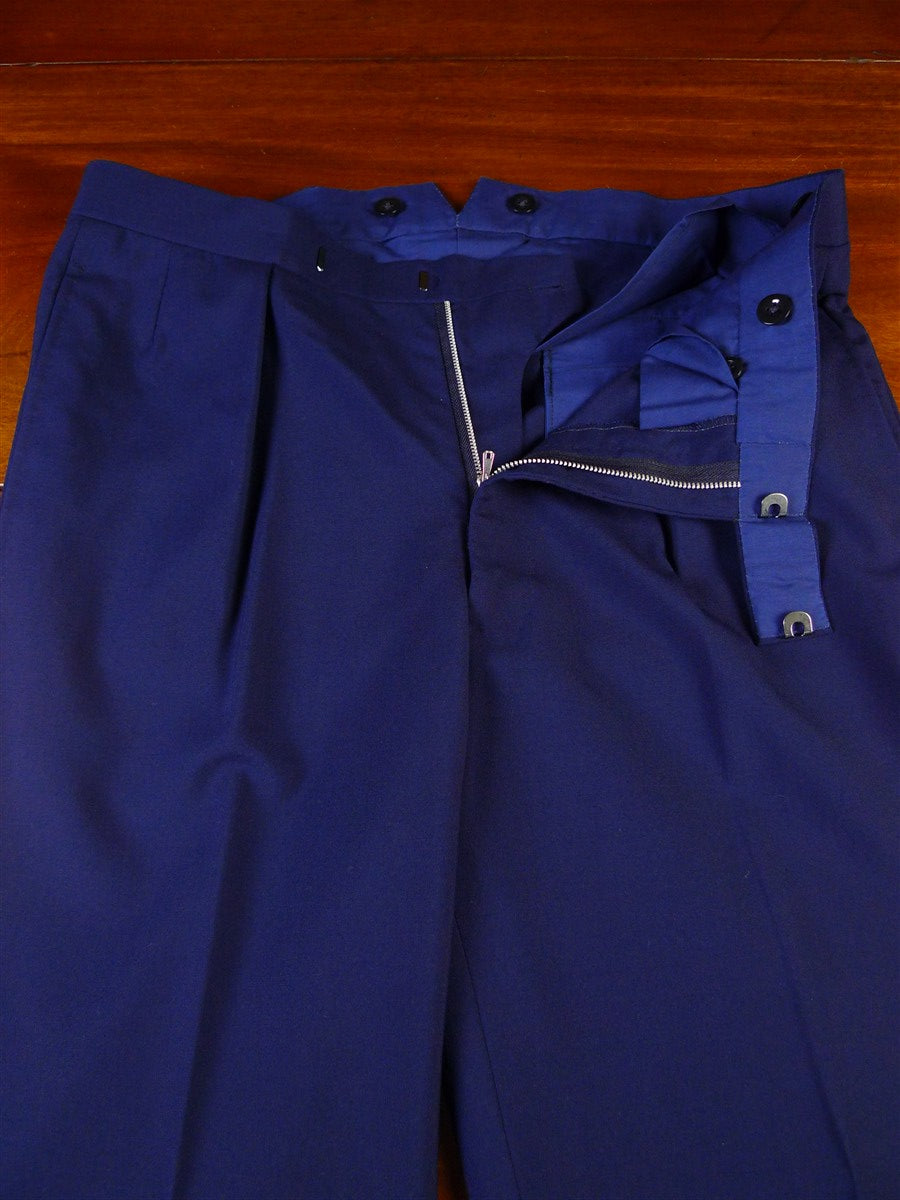 25/0350 richard james 2014 savile row bespoke dark royal blue wool & mohair suit 39 regular