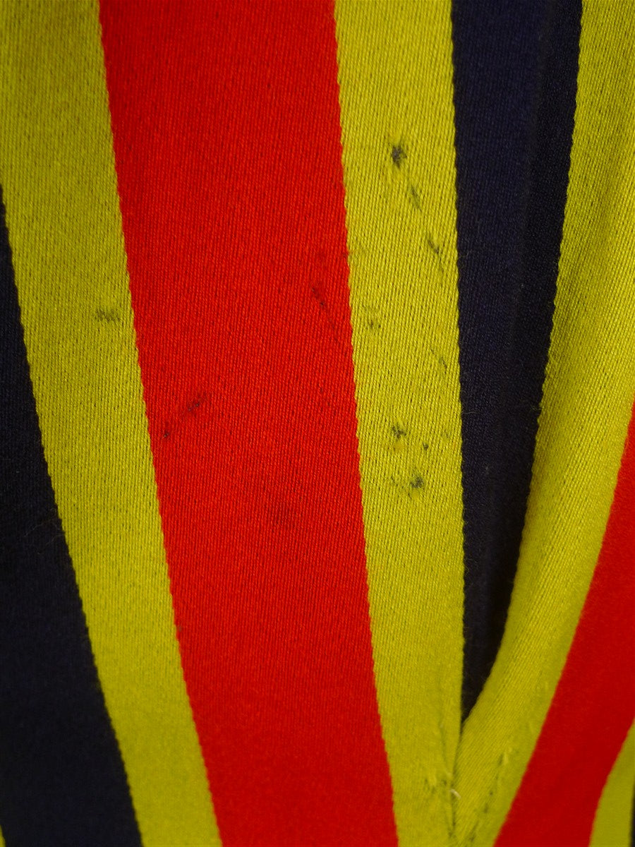 25/0354 wonderful genuine 1930s 1940s vintage bold stripe boating blazer 33-34