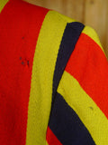 25/0354 wonderful genuine 1930s 1940s vintage bold stripe boating blazer 33-34