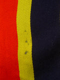 25/0354 wonderful genuine 1930s 1940s vintage bold stripe boating blazer 33-34