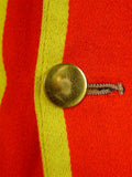 25/0354 wonderful genuine 1930s 1940s vintage bold stripe boating blazer 33-34