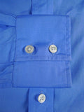 25/0363 emma willis jermyn st london pale blue cotton single cuff shirt 15.5 /35 (rrp £350)