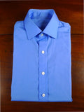 25/0363 emma willis jermyn st london pale blue cotton single cuff shirt 15.5 /35 (rrp £350)