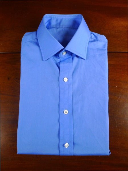 25/0363 emma willis jermyn st london pale blue cotton single cuff shirt 15.5 /35 (rrp £350)