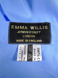 25/0362 immaculate emma willis jermyn st london pale blue cotton single cuff shirt 15.5 /35 (rrp £350)