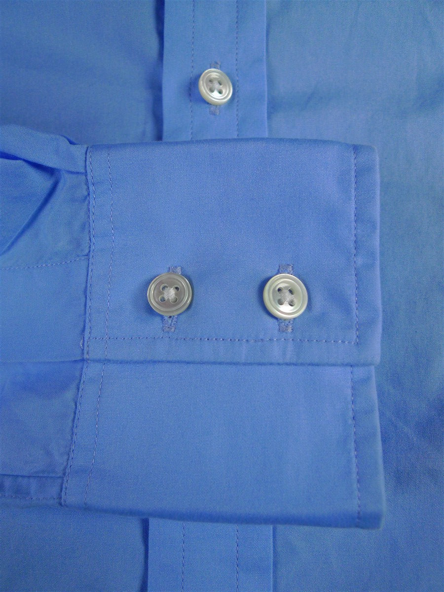 25/0362 immaculate emma willis jermyn st london pale blue cotton single cuff shirt 15.5 /35 (rrp £350)