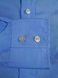 25/0362 immaculate emma willis jermyn st london pale blue cotton single cuff shirt 15.5 /35 (rrp £350)