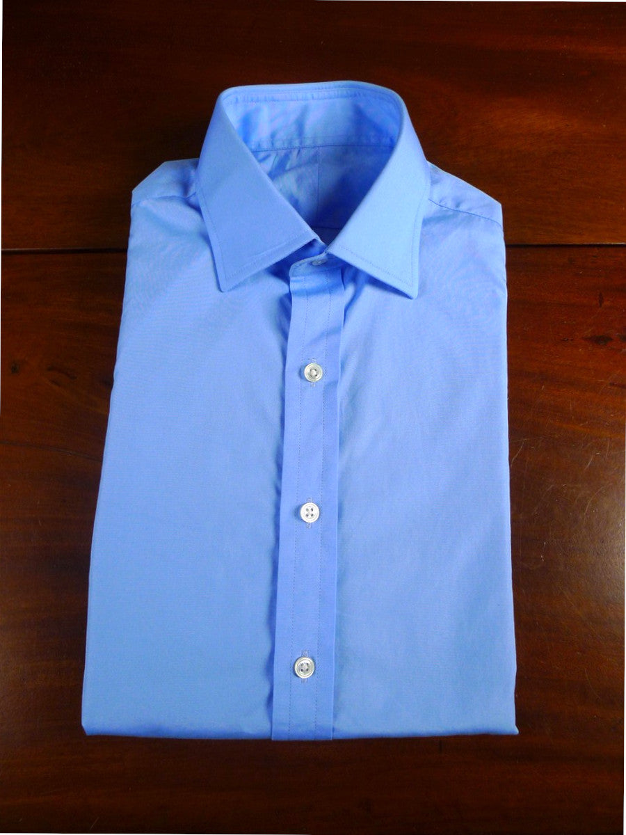 25/0362 immaculate emma willis jermyn st london pale blue cotton single cuff shirt 15.5 /35 (rrp £350)