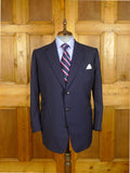 25/0424 kent haste 2018 savile row bespoke navy blue worsted blazer jacket 50 regular
