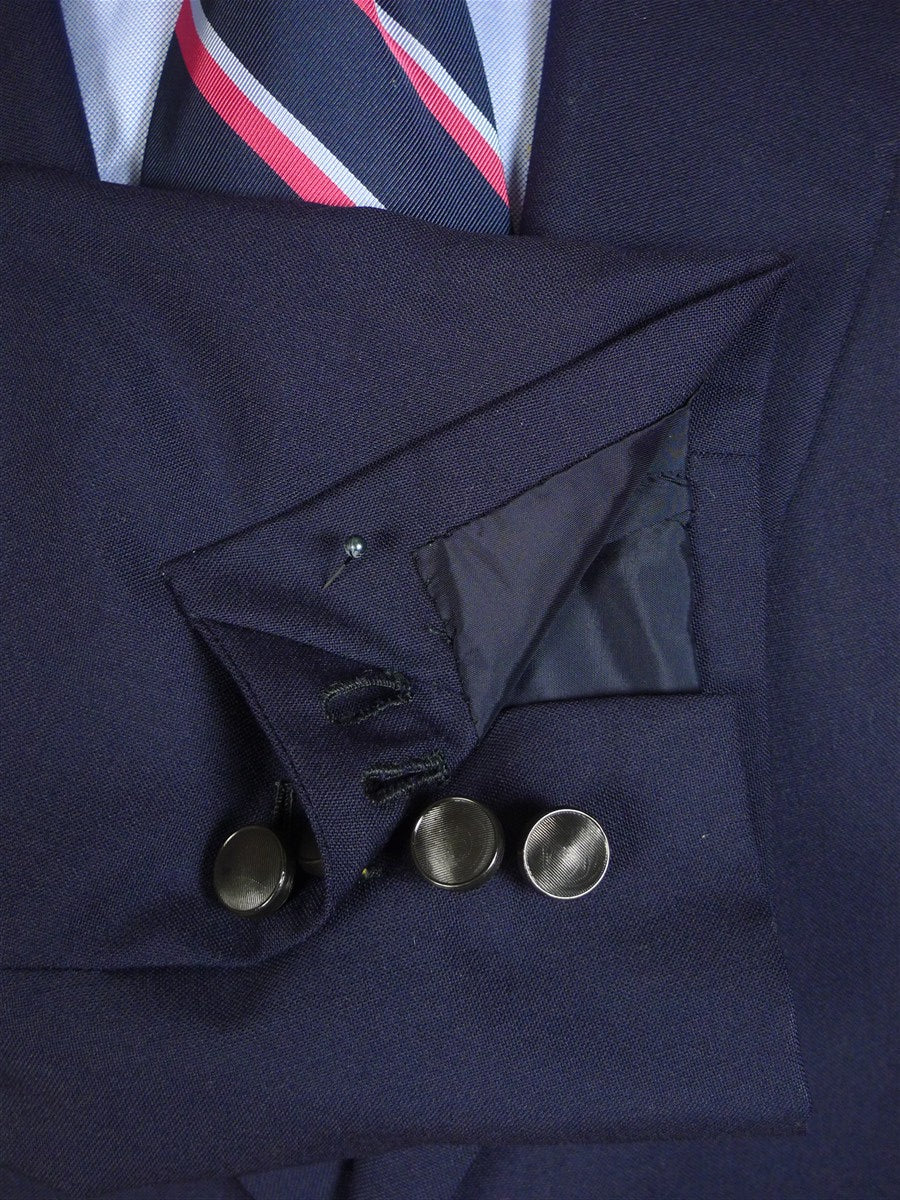 25/0424 kent haste 2018 savile row bespoke navy blue worsted blazer jacket 50 regular