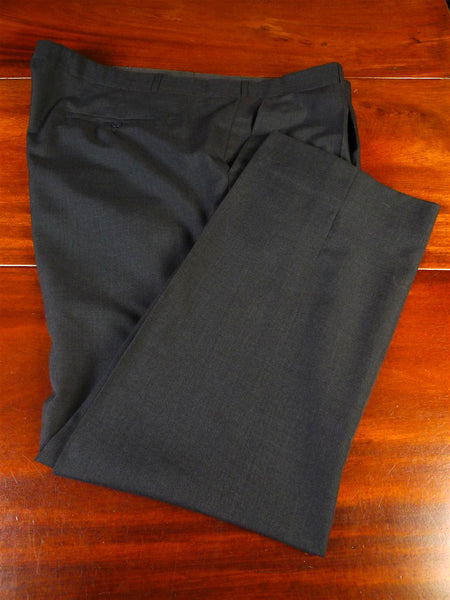 25/0438 savile row bespoke dark grey superfine wool trouser 40-44