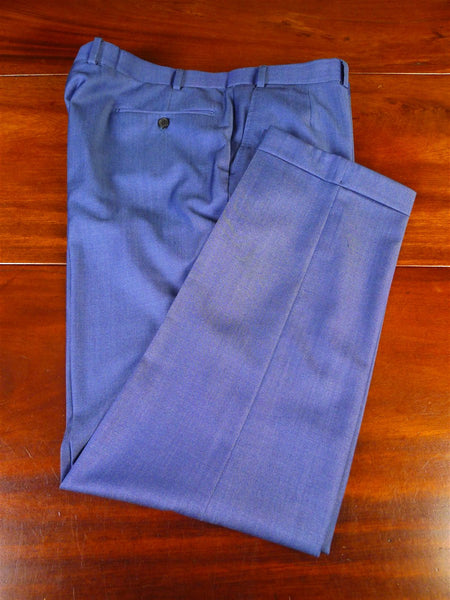 25/0439 gieves & hawkes savile row teal blue virgin wool trouser 39
