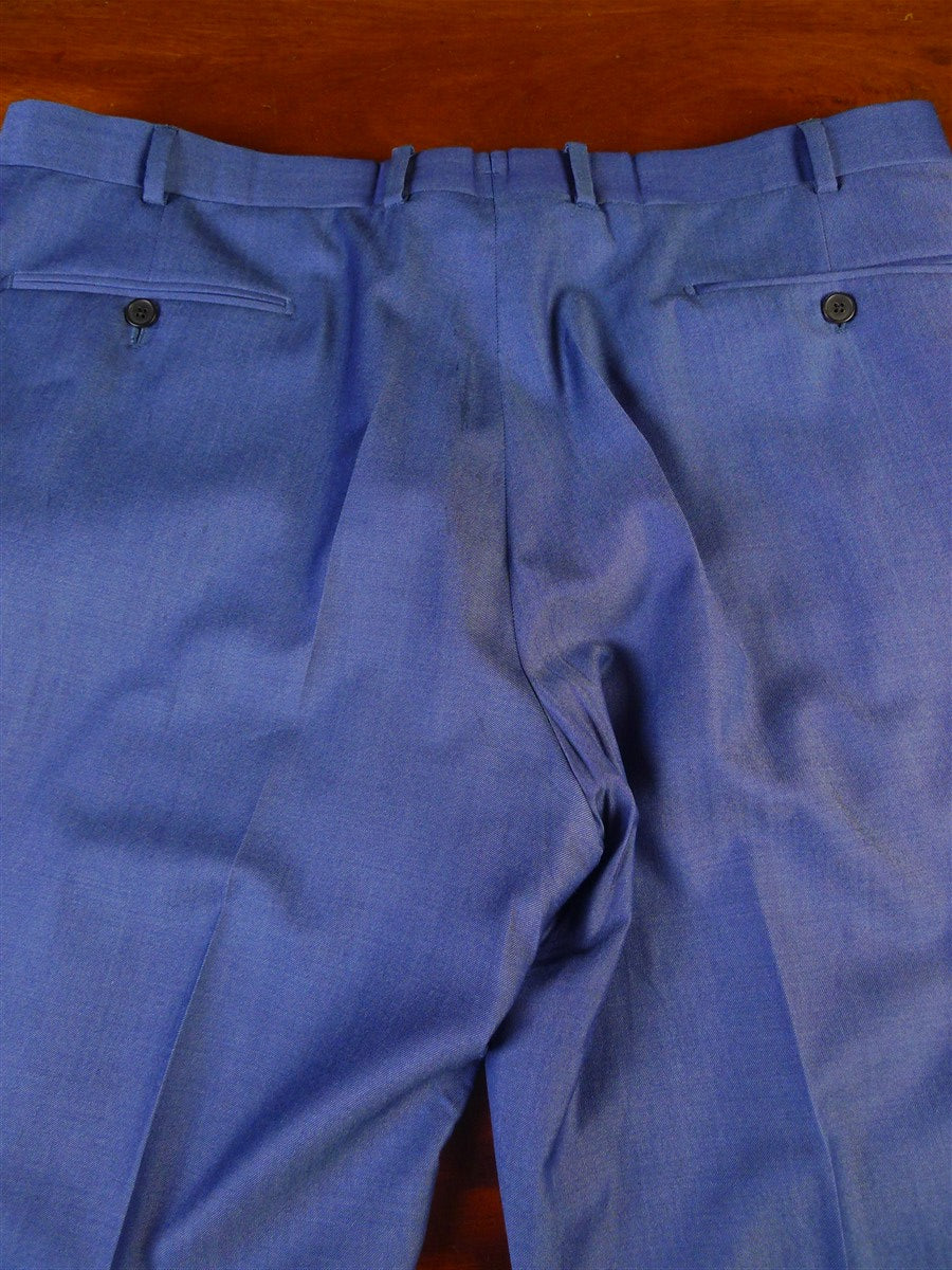25/0439 gieves & hawkes savile row teal blue virgin wool trouser 39