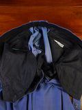 25/0439 gieves & hawkes savile row teal blue virgin wool trouser 39
