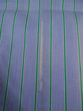 25/0487 gieves & hawkes savile row blue green stripe cotton shirt collar 16.5