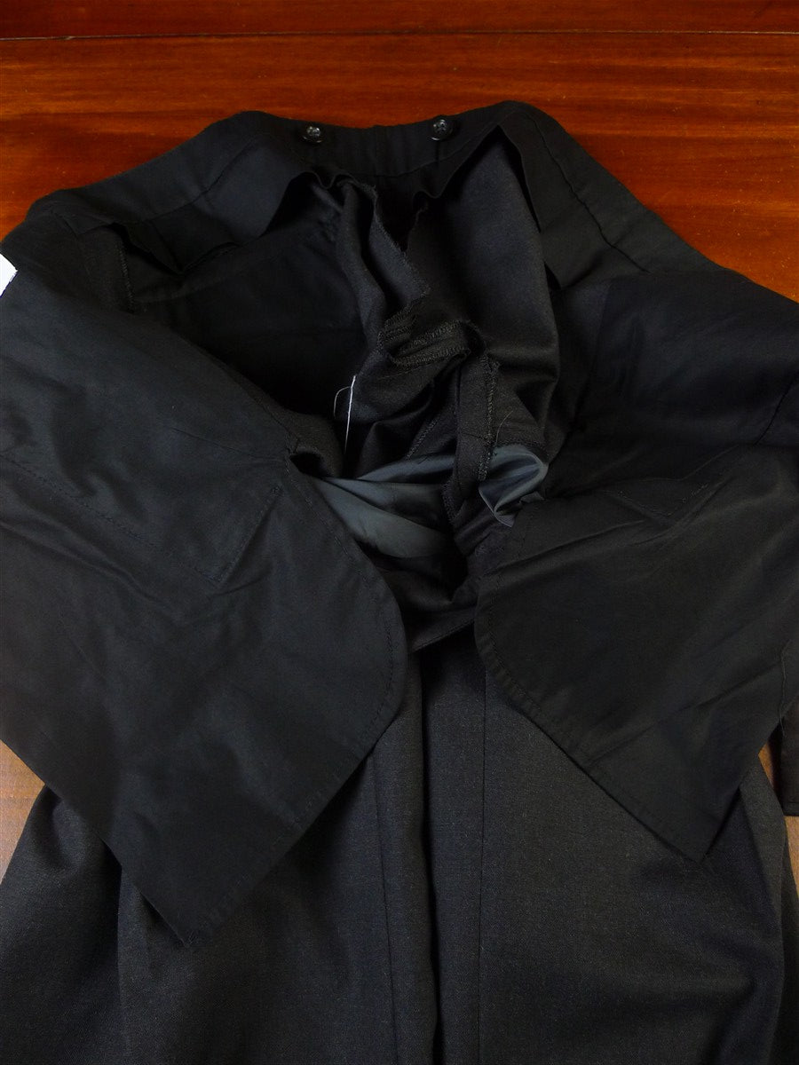 25/0454 immaculate 2017 kent & haste savile row bespoke charcoal grey worsted & mohair trouser 41