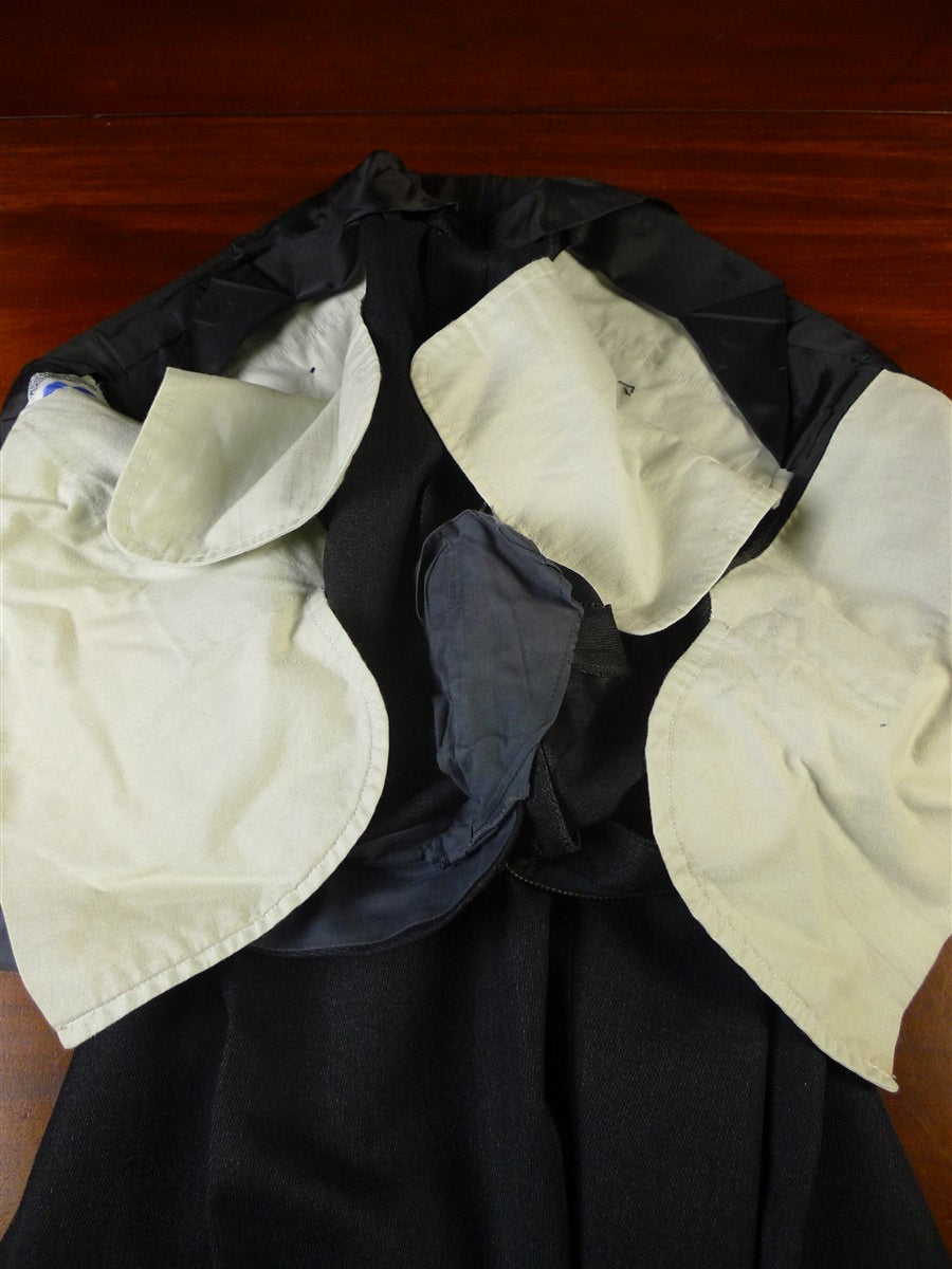 25/0451 immaculate 1999 anderson & sheppard savile row bespoke grey worsted twill trouser 42